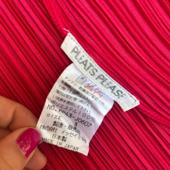 Pleats Please cardigan